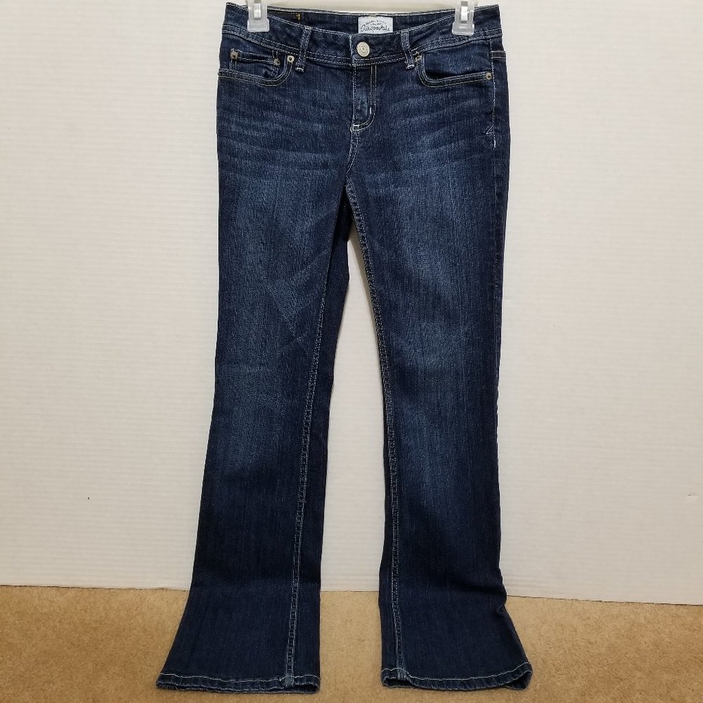 Aeropostale jeans 3/4 Chelsea Bootcut denim whiskered